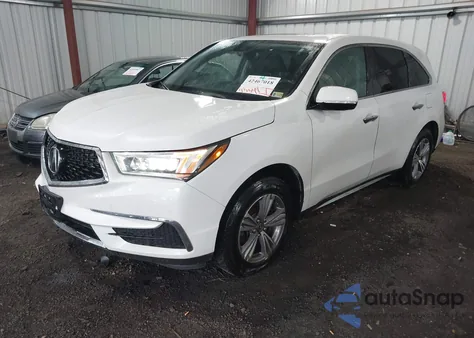 2020 Acura Mdx z USA, uszkodzony, nr VIN 5J8YD4H39LL041941